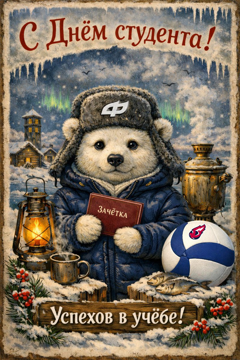 🐻‍❄️📚 С Днём студента!