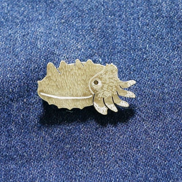 オジサン と ハナイカ。
ブローチ。
#アクアティックライフ展7