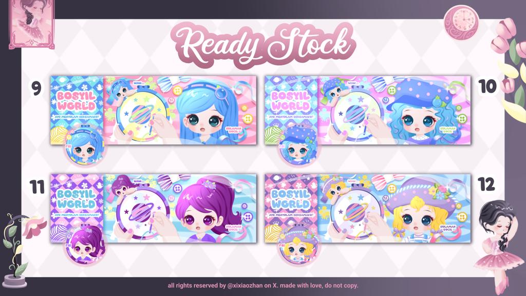 ⠀
ପ⊹ ° 🩰Help repost, thankieᵎᵎ૮˃‌֊ ˂‌ ა🍓ྀི

HawoOo aku kembali lagi membawa 1️⃣3️⃣ ready stock layout chibi edisi tobeli TERAKHIRᵎᵎ 🫶 Dengan detail sebagai berikut⤵️

⏰️ 20.00 WIB by reply
📝 Free retext all
👛 Price &amp; tnc cek ALT

✉ #zonauang 🔭༘꙳