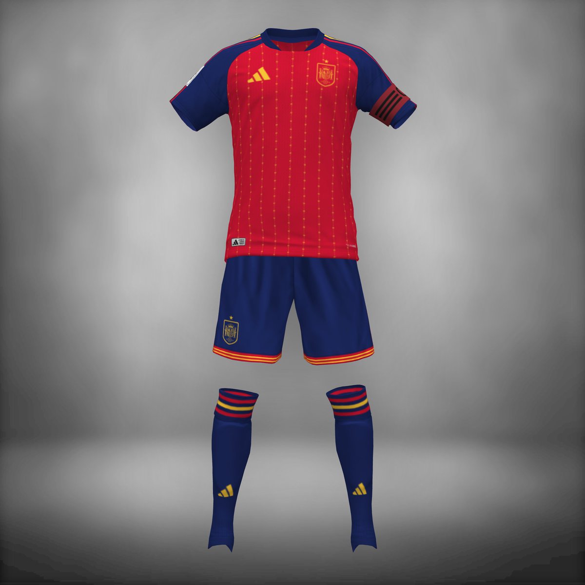 mr_jair's tweet photo. Spain Home World Cup 26 
https://t.co/QHWXXkzmw5
@SEFutbol @adidasfootball @Lamineeyamal__ @FIFAWorldCup @PESMasterSite #adidas #pes2021 #ps4share #kitmaker #WorldCup2026 https://t.co/Utcsy4BICX