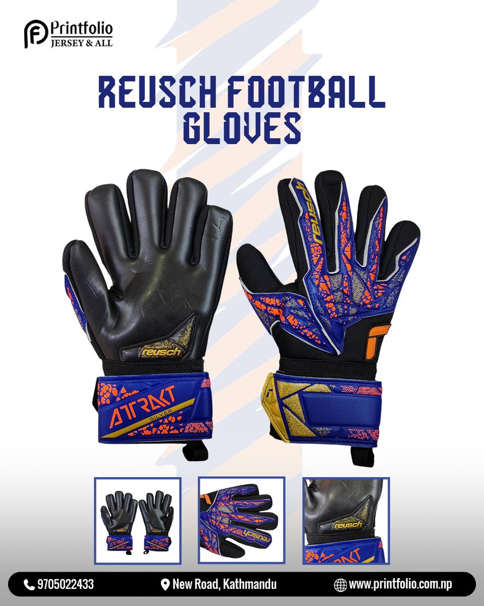 printfolionp's tweet image. Buy Reusch Goalkeeper Gloves-Blue :Designed to fit perfectly on any hand, it offers an impeccable, second-skin fit for uncompromising control.
📱: 9705022433
#goalkeepergloves#reuschgloves #reusch #soccergloves #footballgloves #soccerglove#soccerequipment #soccerplayers #goalkeep