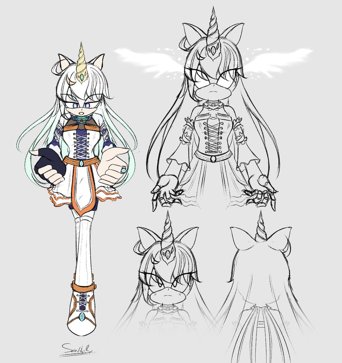 Iwae2000's tweet photo. Ayla the Unicorn aka Aylaria Schicksal

#sonicfanart #sonicoc #SonicTheHedgehog #sonicartist https://t.co/x6AyR9bL1H