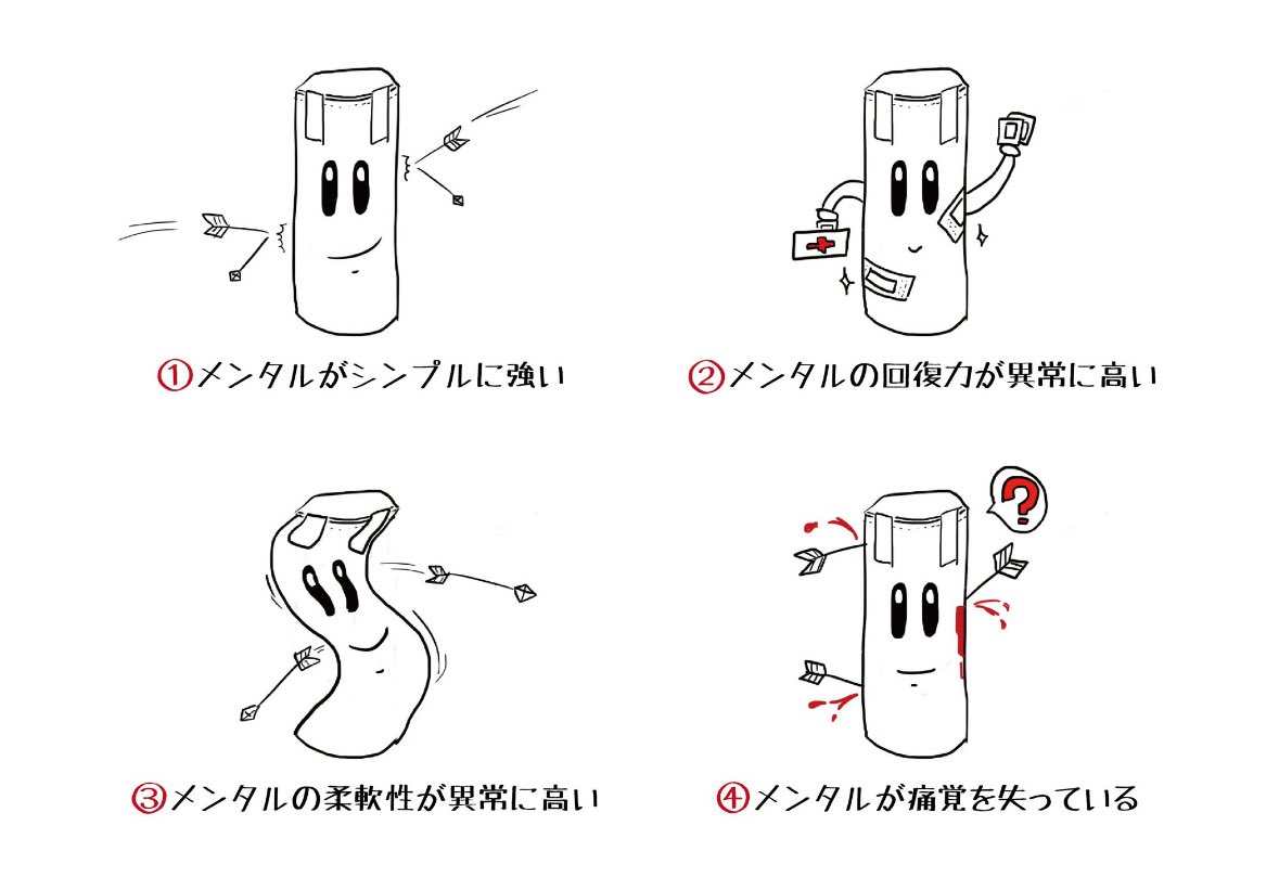 QFWeSzdjrt94465's tweet image. 「メンタルが強い人」に関する考察