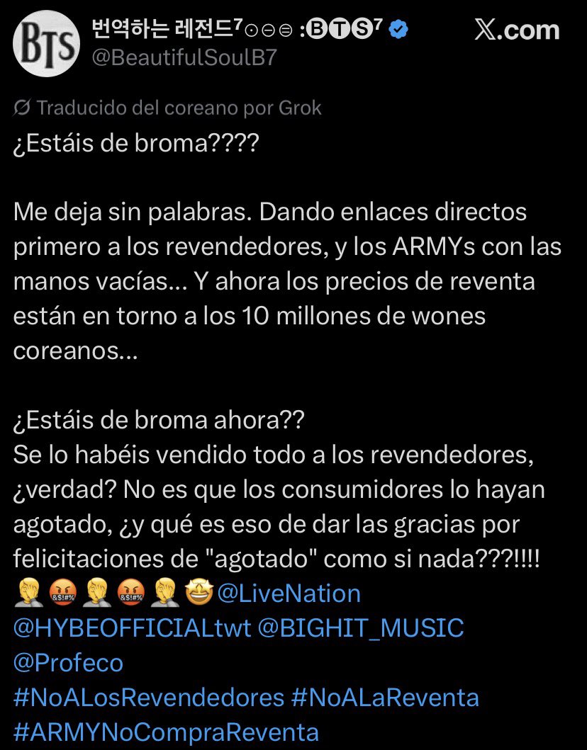 lookskjin's tweet image. Gracias a k-army y a todos los que nos han estado apoyando en esta lucha contra los revendedores y el mega fraude que es Ticketmaster en México, no nos sentimos solas y así, podemos difundir la cruel realidad que enfrentamos, no solo en nuestro país, lamentablemente.