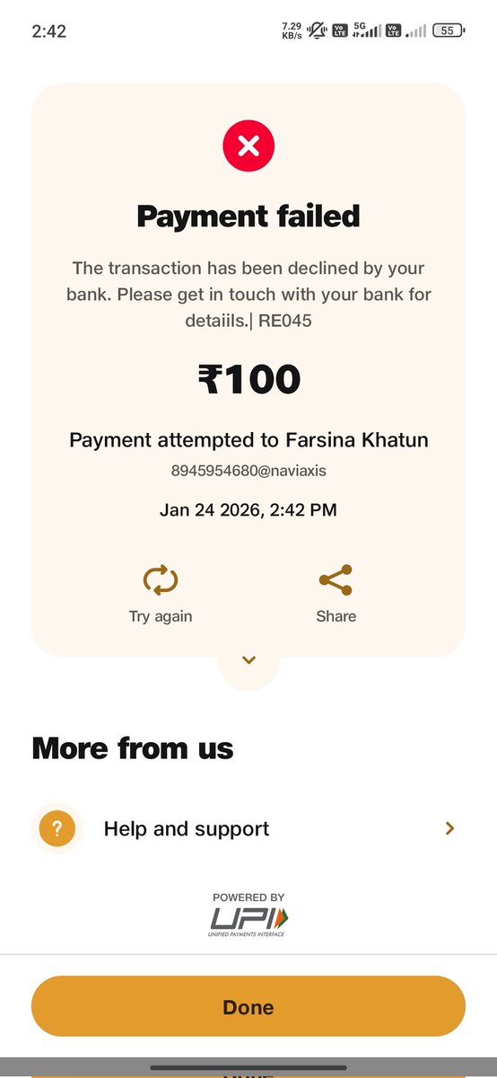 anarul_sk69883's tweet photo. @OfficialJioBank @JioFinance1 Trasation problem help me https://t.co/1rjy104Zqz
