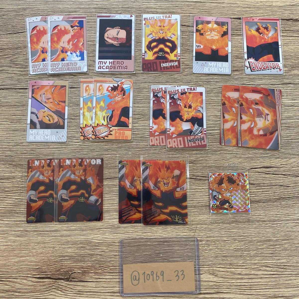 10969_33's tweet photo. 僕のヒーローアカデミア　ヒロアカ　スナマイ　メタリックカード　ウエハース

【譲】エンデヴァー
【求】まとめて2000円(送料込)

◎初回様プロカ必読 https://t.co/VwozAWHp1t