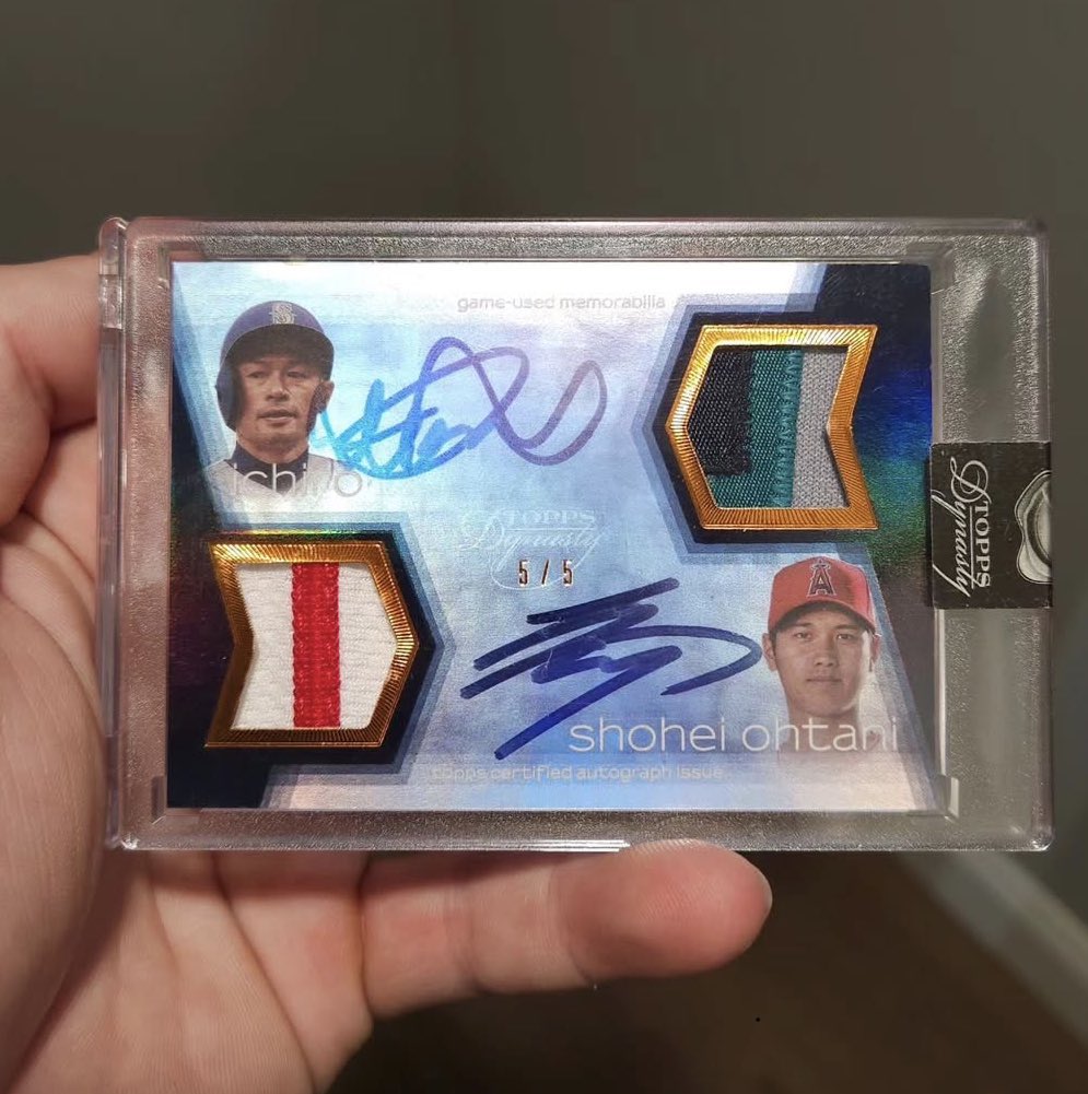 日本が誇る2人のアイコンが、1枚に🇯🇵🤝 大谷翔平 × イチロー