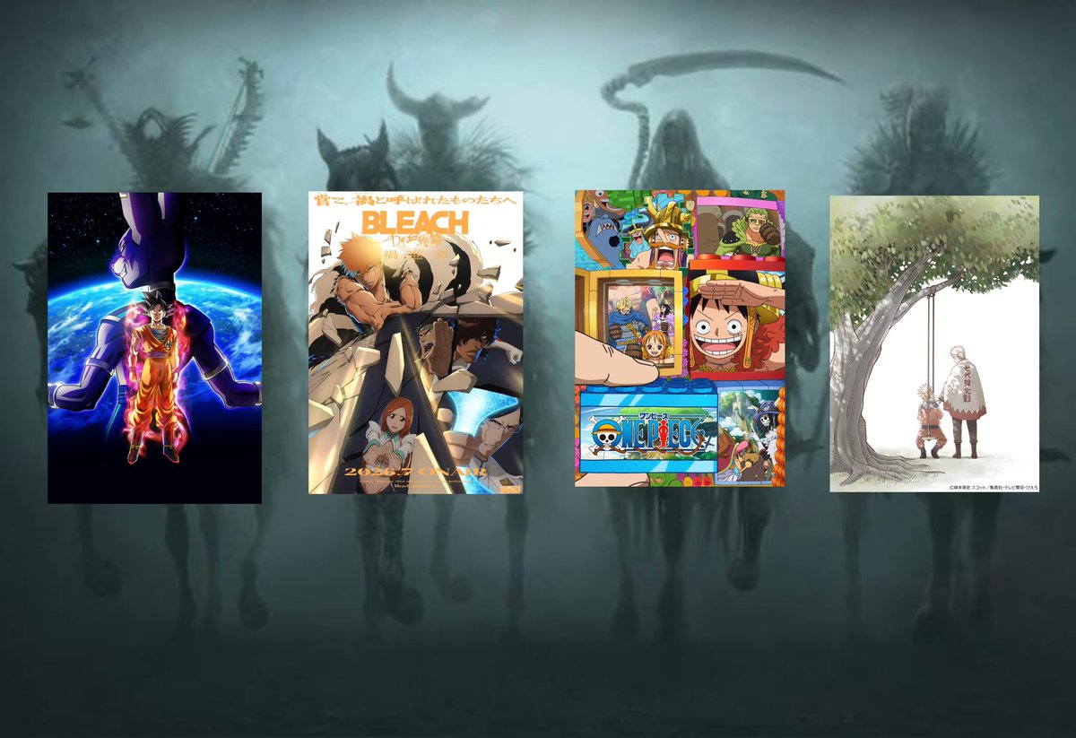 THE FOUR HORSEMEN OF SHONEN ALL AIRING NEW EPISODES IN 2026

2026 boutta be a generational year for anime 🔥