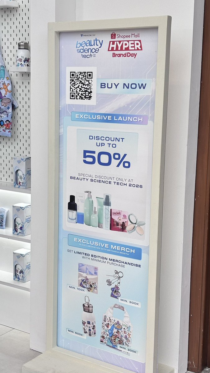 BST_ParagonCorp's tweet photo. Belanja di BST duluuuuππ seru banget karena banyak produk yang baru launch dan PROMONYA MANTAAPPP
#BeautyScienceTech #OfficialBST #BST2026 https://t.co/FSNdLKOMRf