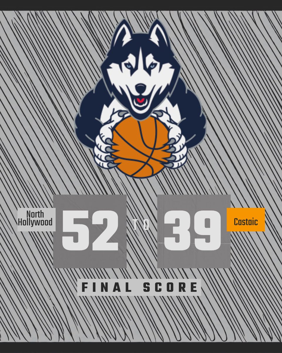 NohoBall's tweet photo. Huskies took on Castaic for our second of back to back road games winning 52-39;

Noah Logan 19pts 
Abraham Camara 15pts 8reb

11-11 (5-2 League) 

Next games are 1/26 at Arleta &amp; 1/28 vs Poly https://t.co/yEBnBxIlbP
