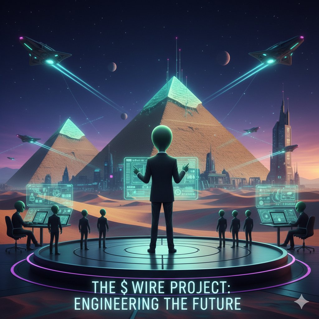 Humanity spent centuries building wonders with stones. $WIRE is building the future with code.
​$WIRE isn't just a token; it's the terminal for the new era of institutional finance. Precision settlement, powered by 717ai. 🏛️⚡