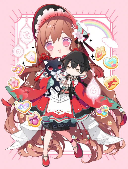#ポケツイファンアートコンテスト うちの子再現で楽しく遊んでます!!アイテム全部かわいい……!!