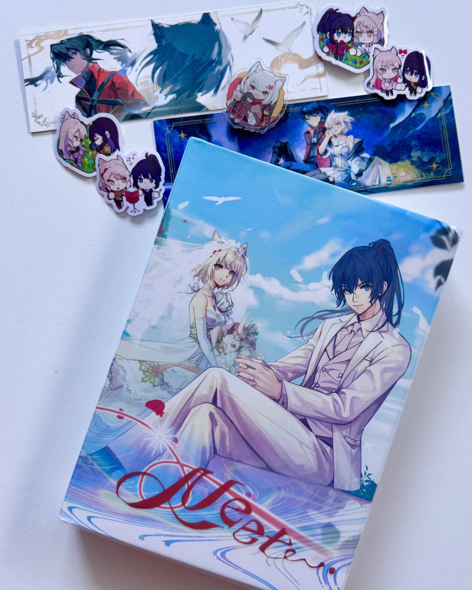 #XenobladeChronicles3 fanbook <a href="/meet_fanbook/">MEET. - Xenoblade3 Fanbook</a> featuring Noah and Mio N/M fan art 🩵

I’m so happy to see my art in a physical zine! 🥳 It was such a fun project to be a part of! Excited to share more from upcoming zine projects! 
#XenobladeChronicles #ゼノブレイド3 <a href="/cyacyacyacyaki/">茶木(低浮上)</a>