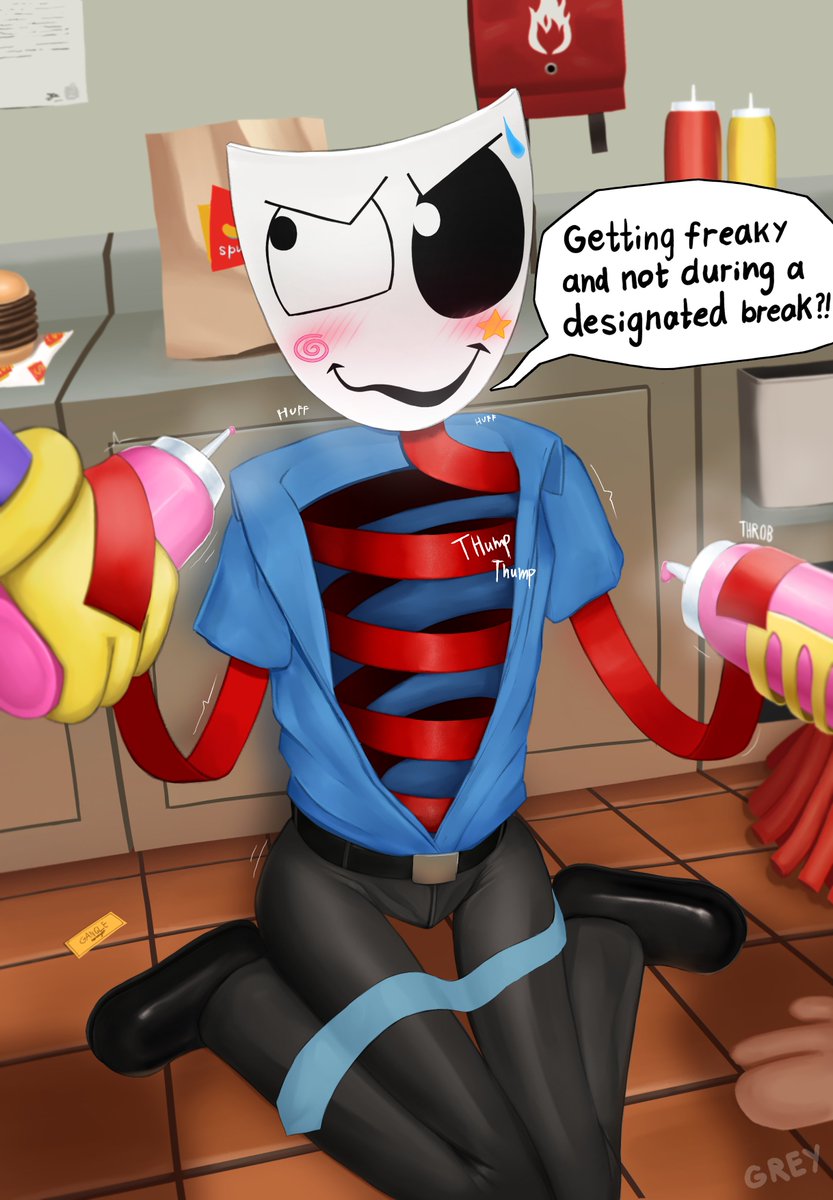 Getting freaky.🍟🍔
#gangle #Spudsys #TheAmazingDigitalCircus