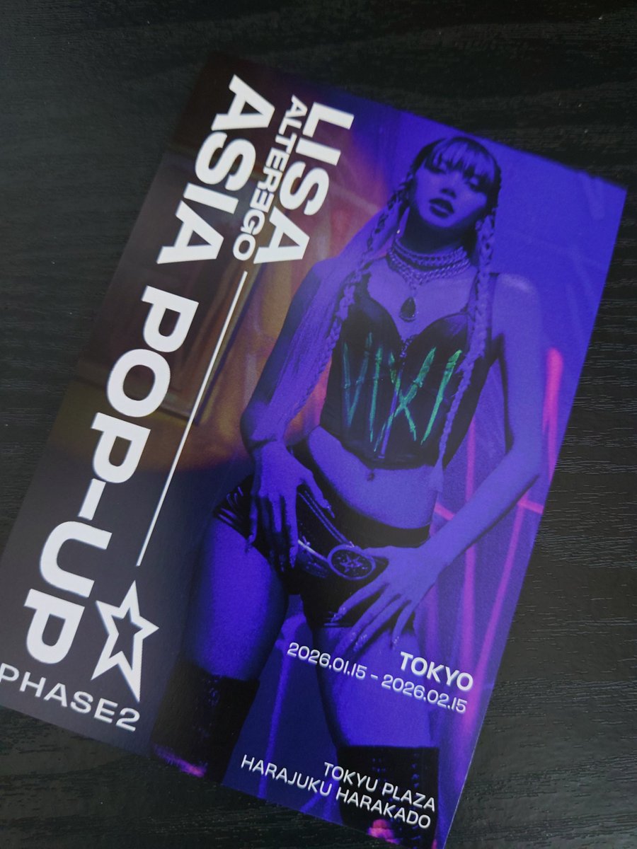 LISA ALTER EGO ASIA POP-UP PHASE2 IN TOKYO 東急プラザ原宿ハラカド
