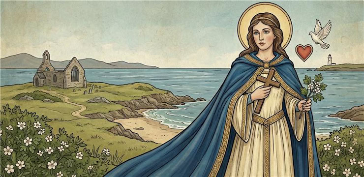 JenKteach's tweet photo. Today is St. Dwynwen’s Day, Wales's very own celebration of love, romance, and heartfelt connections, often called the Welsh equivalent of Valentine's Day! 🏴󠁧󠁢󠁷󠁬󠁳󠁿💕
Every January 25th, people across Wales (and beyond) honour Santes Dwynwen, the patron saint of lovers, by exchanging cards, gifts, thoughtful messages, and spending quality time with partners, friends, and family. It's a beautiful occasion to express affection in meaningful ways.

The story of St. Dwynwen dates back to the 5th century. Dwynwen, a Welsh princess and one of the 24 daughters of King Brychan Brycheiniog (in the Brecon Beacons region), fell deeply in love with Prince Maelon Dafodrull. Tragically, her father forbade the marriage (or arranged for her to marry another in some tellings). Heartbroken, Dwynwen fled to the woods and prayed for relief from her pain. An angel appeared, granting her three wishes: to free Maelon from being turned to ice (in one poignant version of the legend), to remain unmarried herself, and to become the protector of all true lovers. 
She then devoted her life to God, founding a convent as a nun on the serene Ynys Llanddwyn (Llanddwyn Island) off Anglesey, where she helped the heartbroken, the sick, and even animals with her knowledge of herbal medicine. 

Over the centuries, her legacy wove into Welsh culture. In the 11th century, the Mabinogion compiled ancient tales rich with themes of courtly love, jealousy, and romance, some of Europe's earliest chivalric stories. By the 17th century, the tradition of Welsh love spoons emerged: young men carved intricate wooden spoons as romantic tokens, adorned with symbols like hearts for love, chains for loyalty, bells for upcoming weddings, wheels for support, and more, showcasing skilled craftsmanship and deep sentiment.
The 18th century saw romantic Welsh poetry flourish, with poets like Goronwy Owen and later figures such as Dafydd ap Gwilym capturing the joys and sorrows of love, drawing inspiration from legends like Dwynwen's and helping shape a distinct literary tradition.
Though the holiday's roots blend ancient Celtic mysticism (sacred wells, divination through nature) with Christian traditions, it faded somewhat after the Reformation. In the 20th and 21st centuries, however, St. Dwynwen’s Day enjoyed a wonderful revival, sparked in the 1960s by initiatives like Welsh-language Valentine's cards from Bangor University students, gaining momentum through media, businesses, and councils. Today, it thrives with modern touches: romantic dinners, poetry readings, concerts, and even singles events, while staying true to its compassionate, heartfelt spirit.

On Llanddwyn Island, pilgrims once visited Dwynwen's holy well, where sacred eels or bubbling waters foretold lovers' futures, a magical blend of nature and romance that still captivates visitors today.
To celebrate, why not:
🏴󠁧󠁢󠁷󠁬󠁳󠁿Cook a romantic meal together, lighting candles and playing soft music.
🏴󠁧󠁢󠁷󠁬󠁳󠁿Plan a cosy getaway to a Welsh countryside B&B or woodland cabin.
🏴󠁧󠁢󠁷󠁬󠁳󠁿Volunteer as a couple for a cause close to your hearts.
🏴󠁧󠁢󠁷󠁬󠁳󠁿Enjoy a spa day, professional or DIY with relaxing baths and treatments.
🏴󠁧󠁢󠁷󠁬󠁳󠁿Gift a traditional love spoon or write a poem inspired by Welsh traditions.

Whether you're sharing love with a partner, friends, or even self-love, St. Dwynwen’s Day reminds us of compassion, healing, and the enduring power of true affection. Happy Dydd Santes Dwynwen!