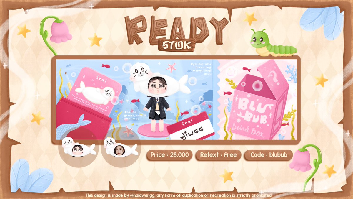 Haidwangg's tweet image. Help repost? Thankyou! 💗🐛

Siang gaizeu, idang hari ini bawa 8 rs blubub yang bisa di take sekarang juga melalui dm yaah, cuzzz ketuk dm bwat yang mau bawa pulang ikan" di bawah enih 🐟

#zonauang