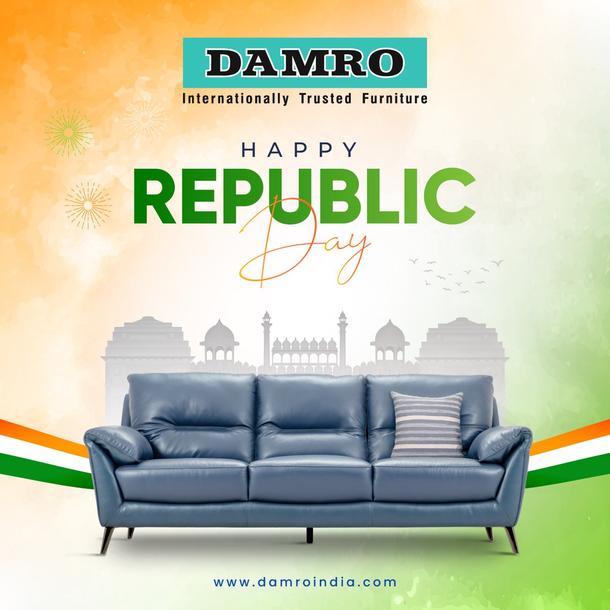 DamroFurnitures's tweet photo. This Republic Day, DAMRO proudly celebrates the values that define India—trust, resilience, and progress—reflected in every home we serve.
Happy Republic Day 🇮🇳
#RepublicDay #DAMROFurniture #BuiltOnTrust #IndianBrand https://t.co/9cy2ibtisi