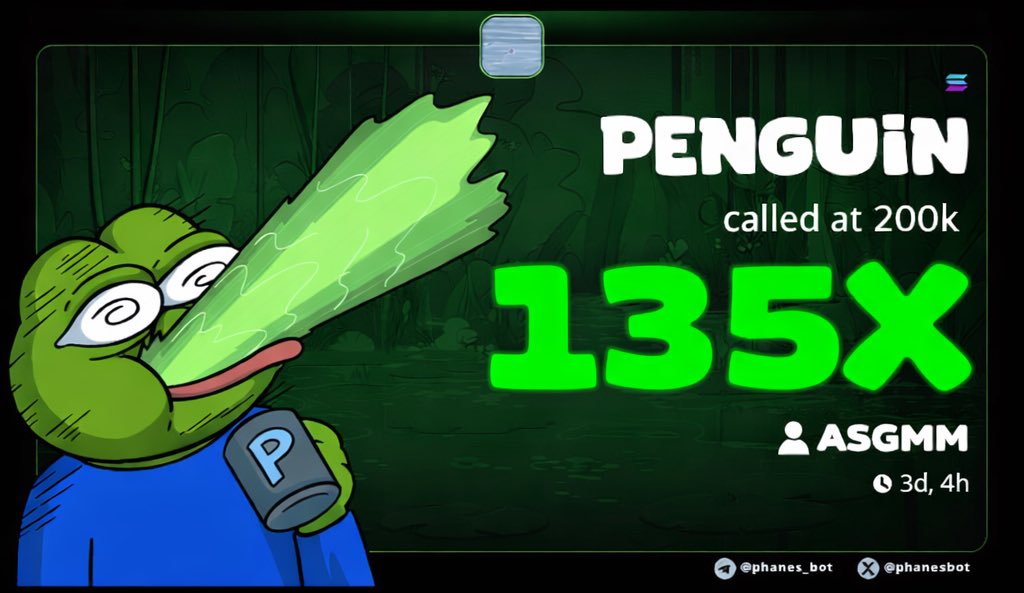 $penguin and another…
for high PNLs like this follow me.