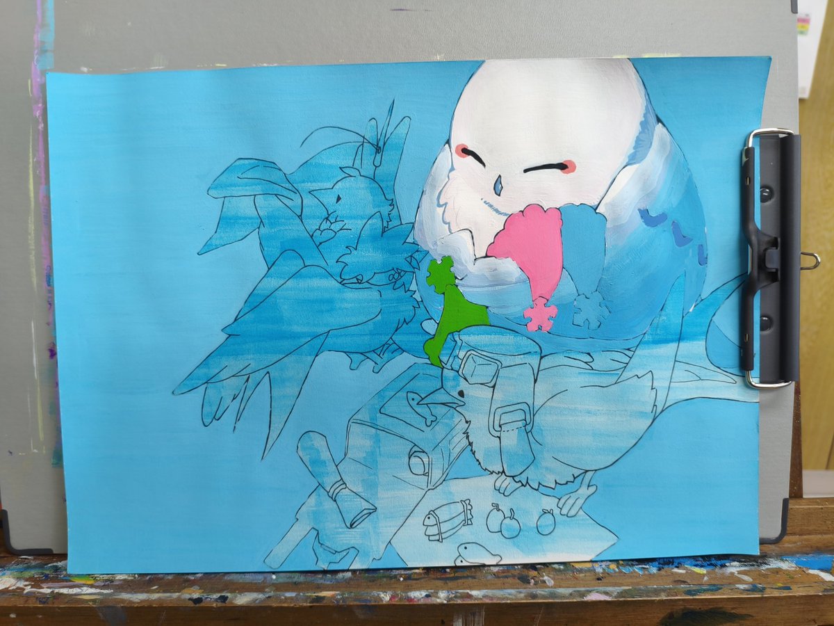 ほんの少しずつ絵心の本質に近づいてる気がする
#イラスト