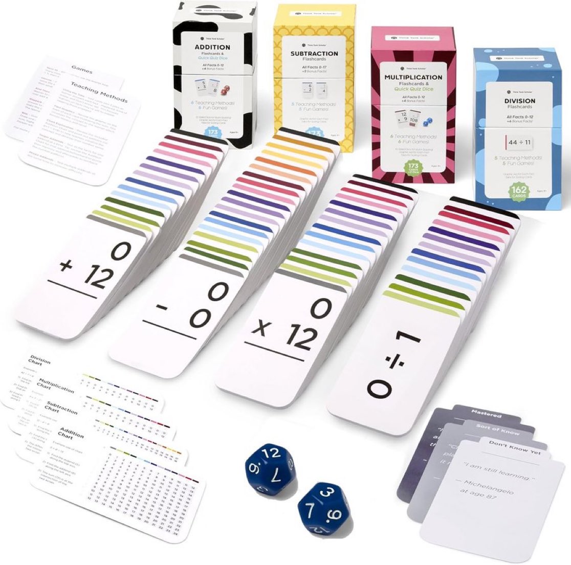 KirkDBorne's tweet image. 💯🌟🚀Brilliant High-Quality Math Flash Cards for visual learners — jumbo set, covers math facts for Kindergarten, 1ST, 2ND, 3RD, 4TH, 5TH &amp;amp; 6TH Grade — includes math games, teaching methods, and color-coded organizer box: amzn.to/3ry6KJG
————
#STEM #STEMEd #Mathematics