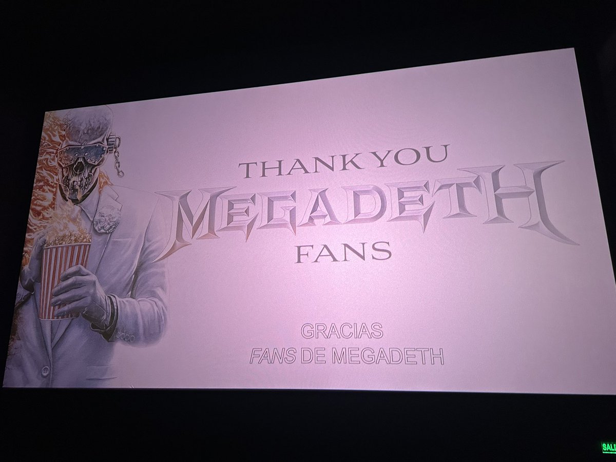 Megadeth, Behind the Mask and listening session of their new and final album.

Thank you <a href="/Megadeth/">Megadeth</a> for always inspiring us 
<a href="/DaveMustaine/">Dave Mustaine</a> <a href="/TeemuMantysaari/">Teemu Mäntysaari</a> <a href="/JamesLoMenzo/">James LoMenzo</a> #dirkverbeuren 

From Ecuador,
Aspy Band 🇪🇨💙🖤🔥🤘👍

#aspyband #megadeth #behindthemask #thrashmetal #rock
