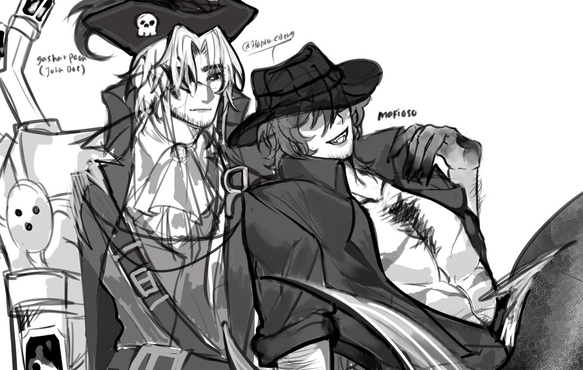 AoiRoza's tweet photo. 1日目：パイレートデット
#Forsaken #Piratedebt #Gasharpoon #mafioso https://t.co/ItqzJvHKnn