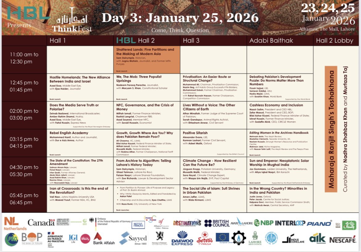 ThinkFestPK's tweet image. Join us for day 3 of #ThinkFest2026!