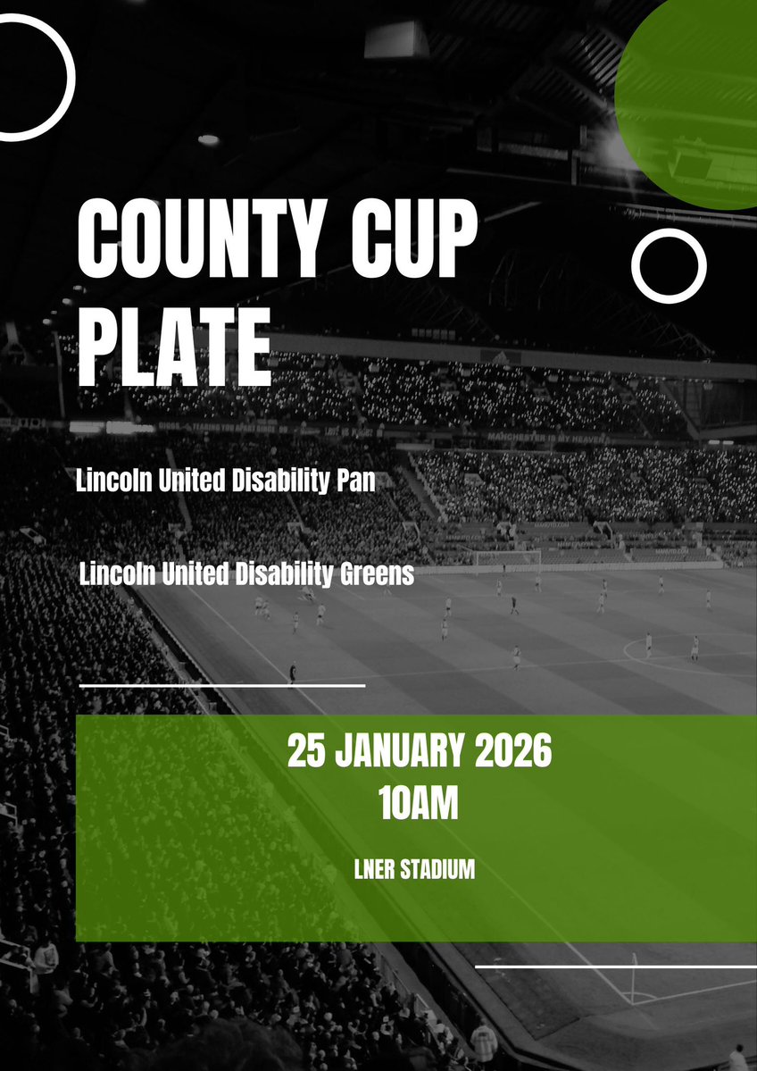 lincolnutddfc's tweet image. It’s County Cup Day! Our PAN &amp;amp; Greens are taking part in the Plate this morning! Following that, the Whites &amp;amp; Reds will be in action in the Cup! 🏆🏆🏆🏆