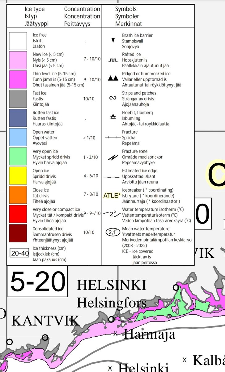taisto_hakala's tweet image. Helsingin edustalla jäätilanne on huono, eikä jäälle ole suositeltavaa mennä. Rannikolta löytyy avovettä, kiintojäätä, &amp;lt; 5 cm ja 5-15 cm jäätä eli kantavuuden vaihtelu on suurta. Jäällä on aina varauduttava vedenvaraan joutumiseen!
ilmatieteenlaitos.fi/jaatilanne
#jää #meri #Helsinki
