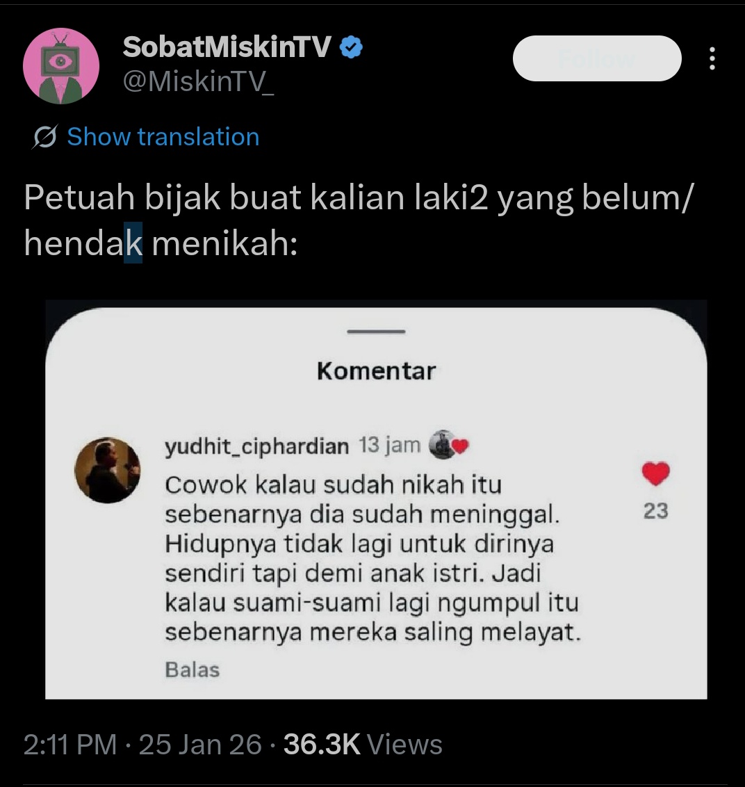 ayyun_nq's tweet image. kalo emang mancari nafkah buat selain diri sendiri seberat itu buat kalian sampe rasanya bukan manusia hidup lagi, ya ndak usah menikah.

pengen dimasakin dan hubungan seks itu gak cukup alasan untuk memulai ibadah terpanjang.