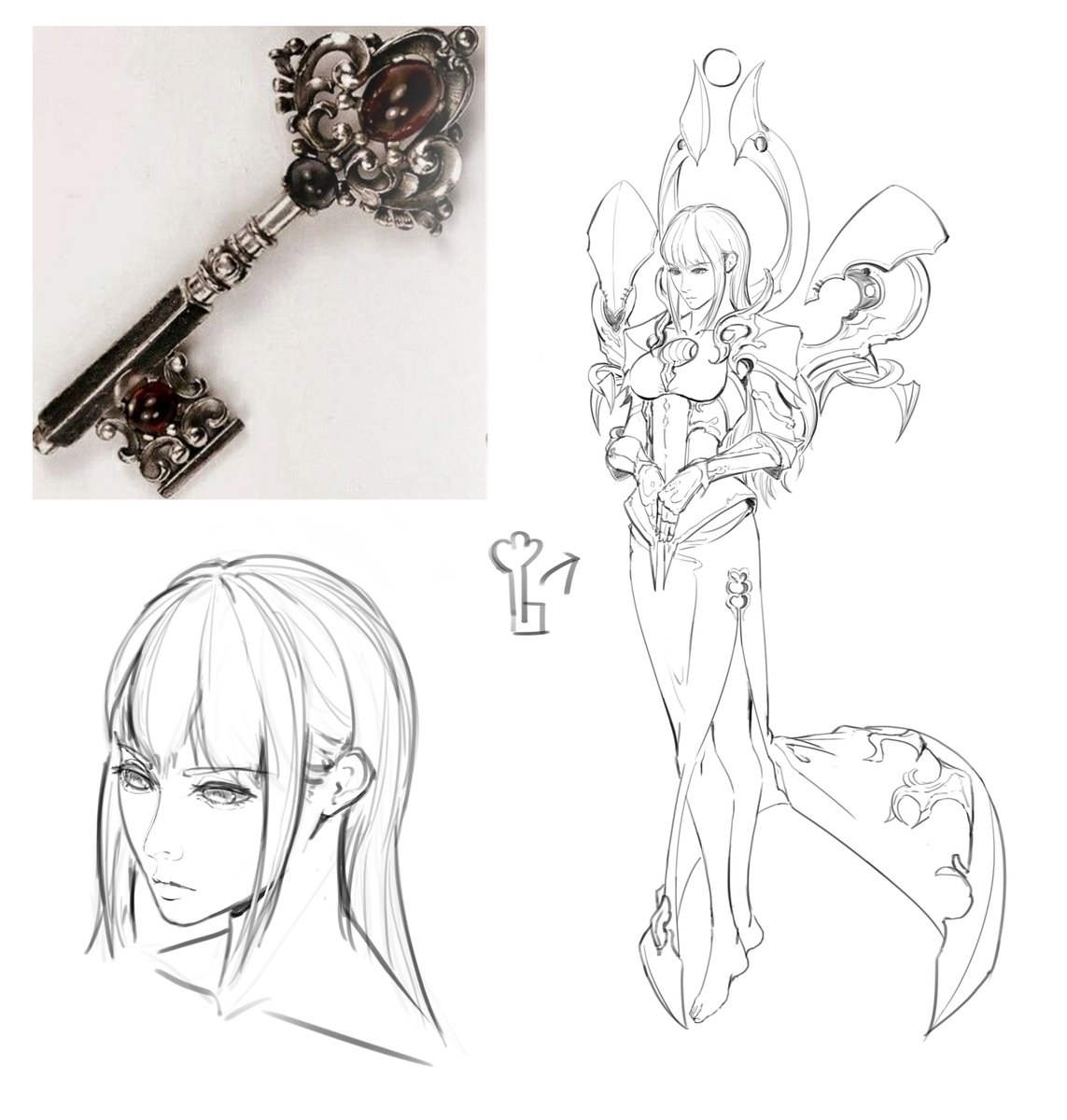b(￣ ￣)d，cost me about 15hr to draw