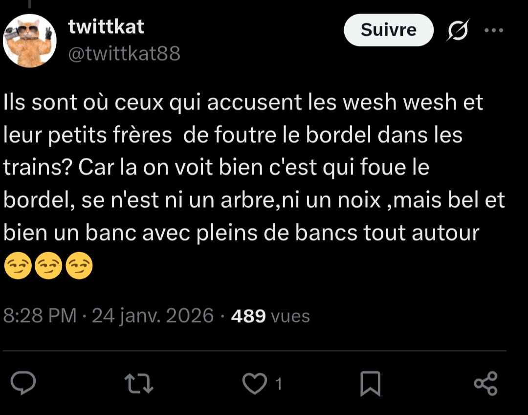 Si j'ai bien compris, ce sont donc les bancs en métal ou en plastique qui foutent le bordel (puisque pas les arbres, ni les noix).