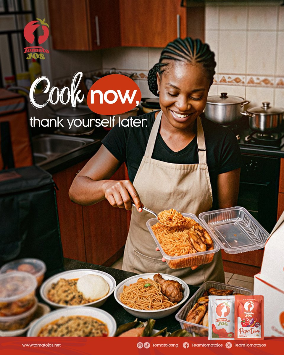 Long week ahead? Cook once, eat good all week and give your future self a reason to say thank you.

#TomatoJos
#PepeDem 
#FarmToTable