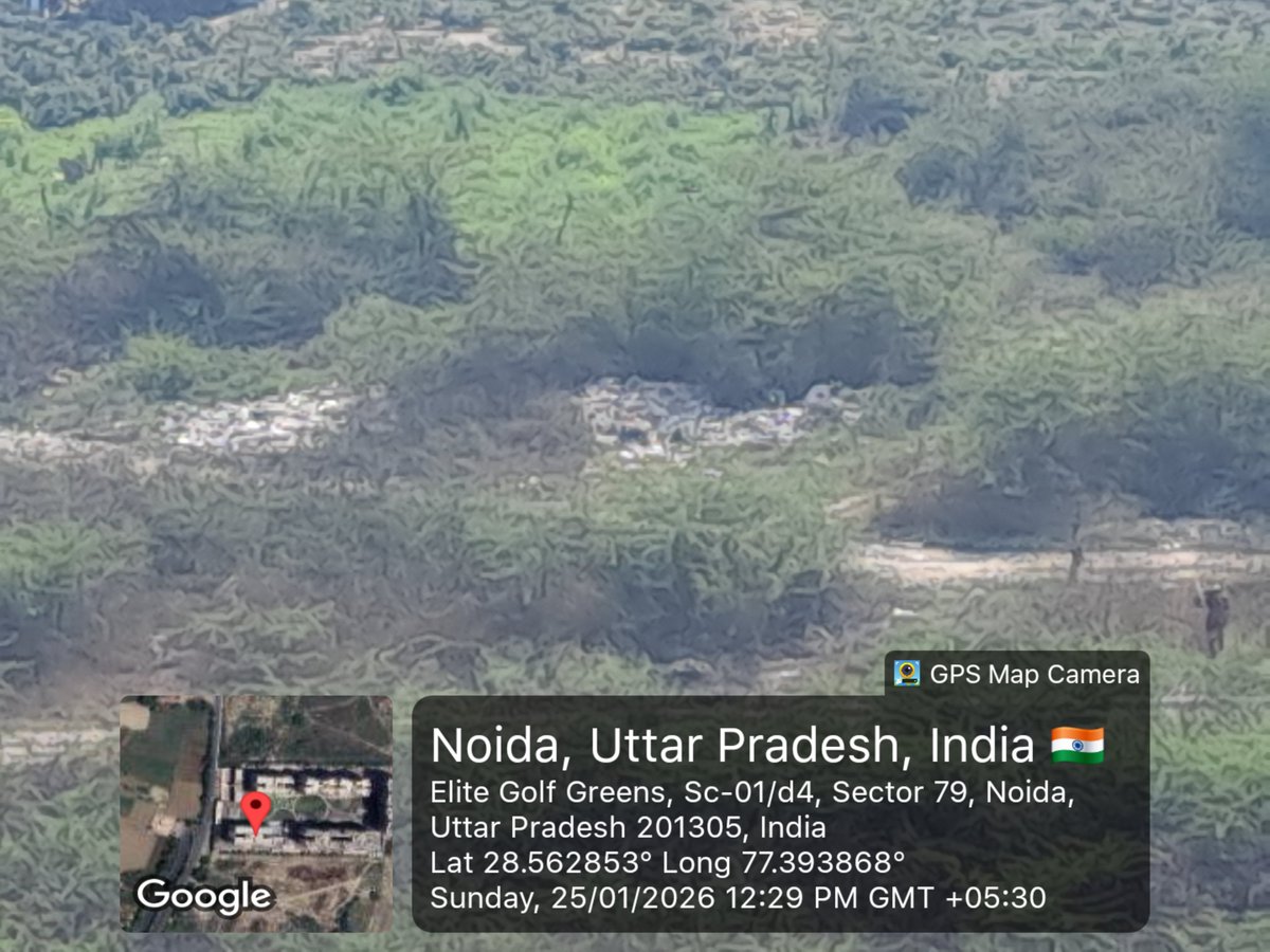 betternoida's tweet photo. @CeoNoida @noida_authority 

Elite golf greens sector 79 society ka Bagal mein green area ko koode ka dumping ground bana diya hai. 

Kripa sangyan mein lekar karyawaahi karein. Dhanyawaad 🙏 https://t.co/9wDJatM40p