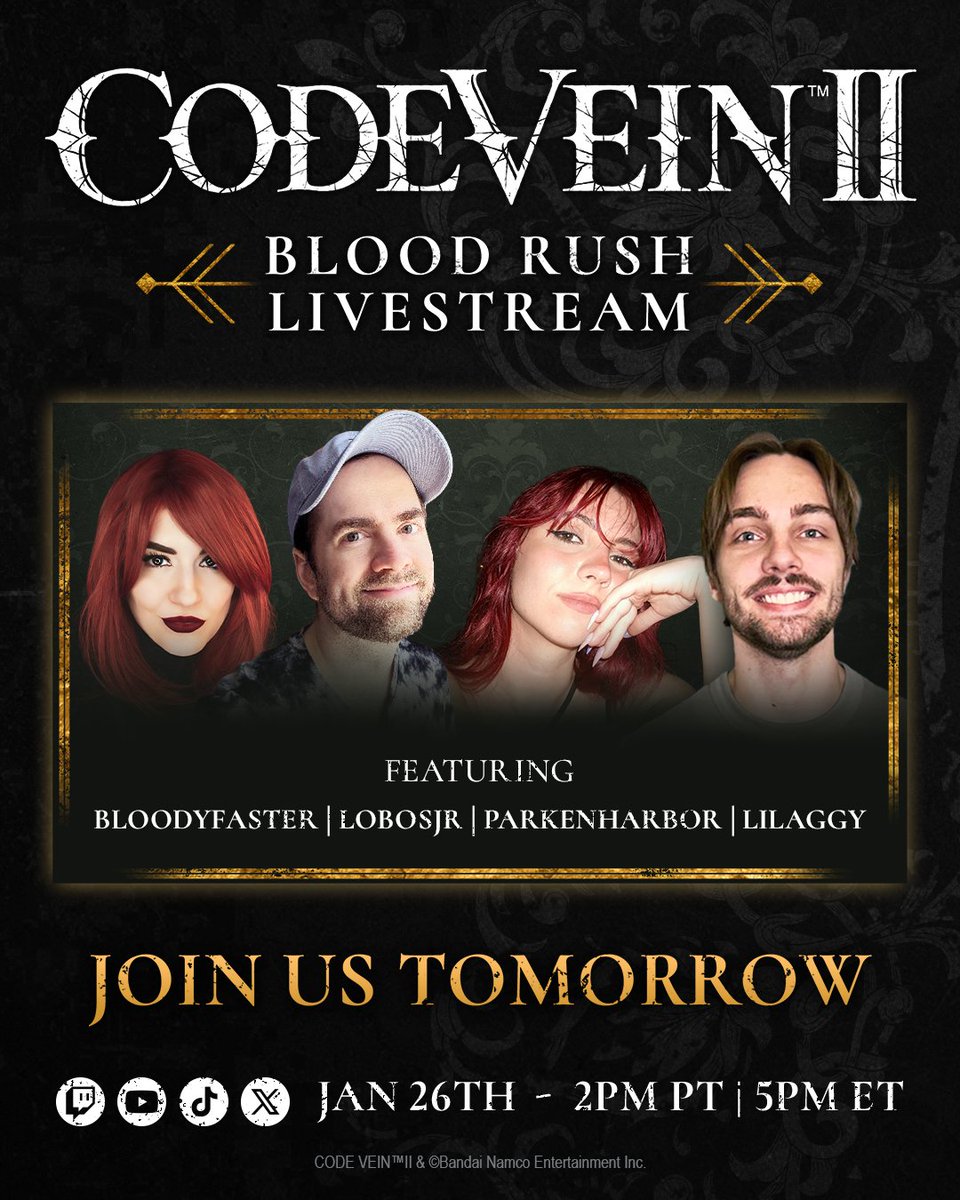 CODE VEIN II tweet media