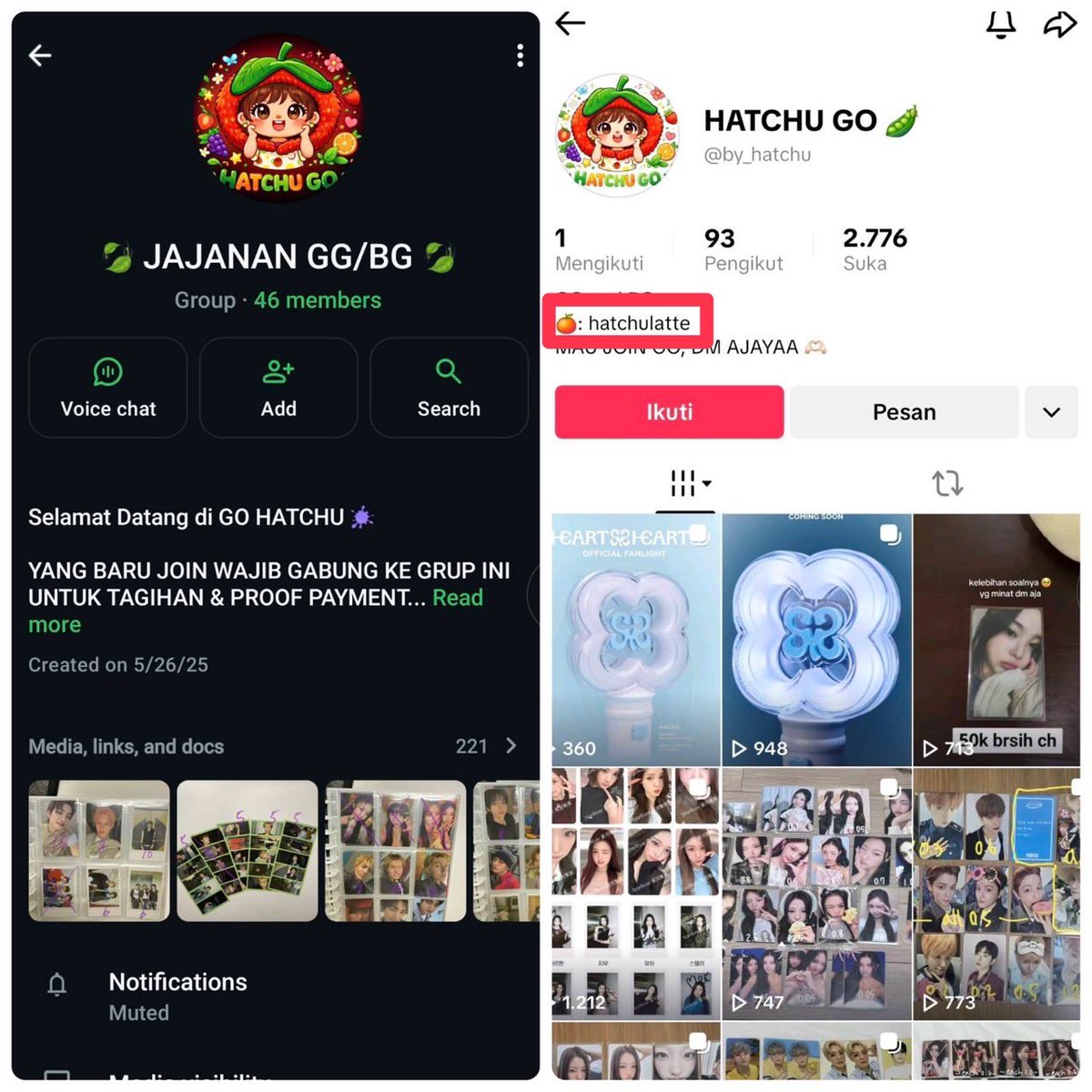 carmenitaaw's tweet image. 🚨 INFO PENTING (kindly help rt!)

Halo, aku ney sebagai owner Hatchu GO izin memberikan info penting.

Terkait GO WA dan akun TikTok yang ada di pict dan menggunakan nama Shopee aku di bio, dengan ini aku tegaskan bahwa akun TikTok tersebut BUKAN milik aku.

Aku tidak pernah…