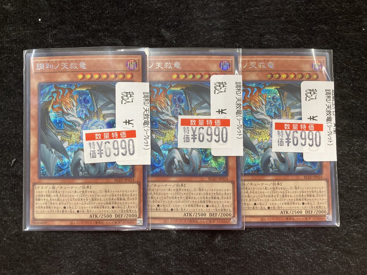 👁️‍🗨️遊戯王👁️‍🗨️ 🎉新弾発売！！🎉 ✨調和ノ天救竜(ｼｸ
