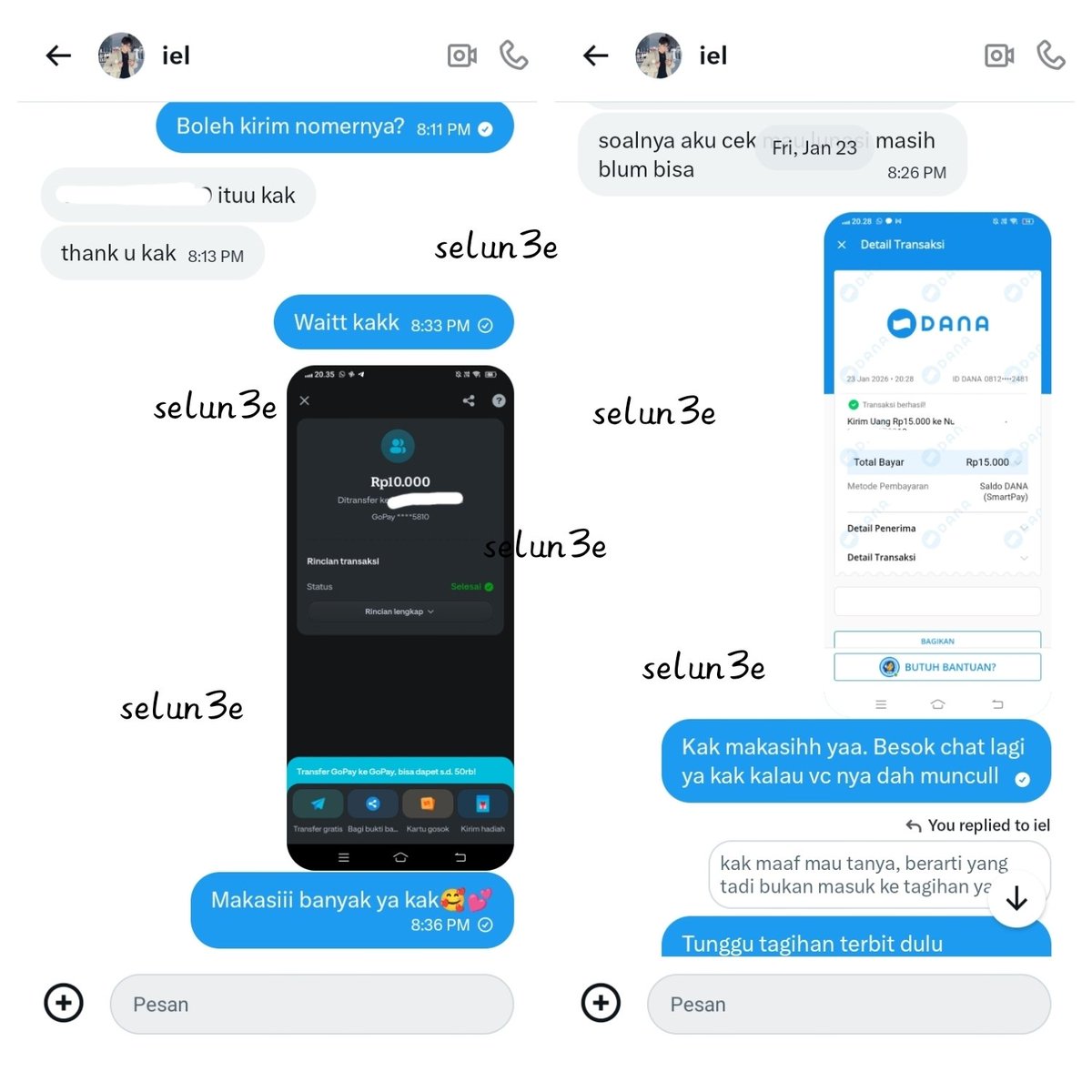 selun3e's tweet photo. —testi YUP fee 25k https://t.co/IsYBRCRsbh
