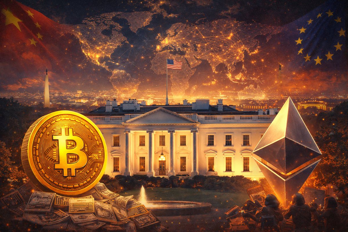 The White House labeled the U.S. the “crypto capital of the world.” The  race for digital asset dominance just went fully geopolitical. Is this  leadership… or just branding? #Crypto #DigitalAssets #Regulation #US #