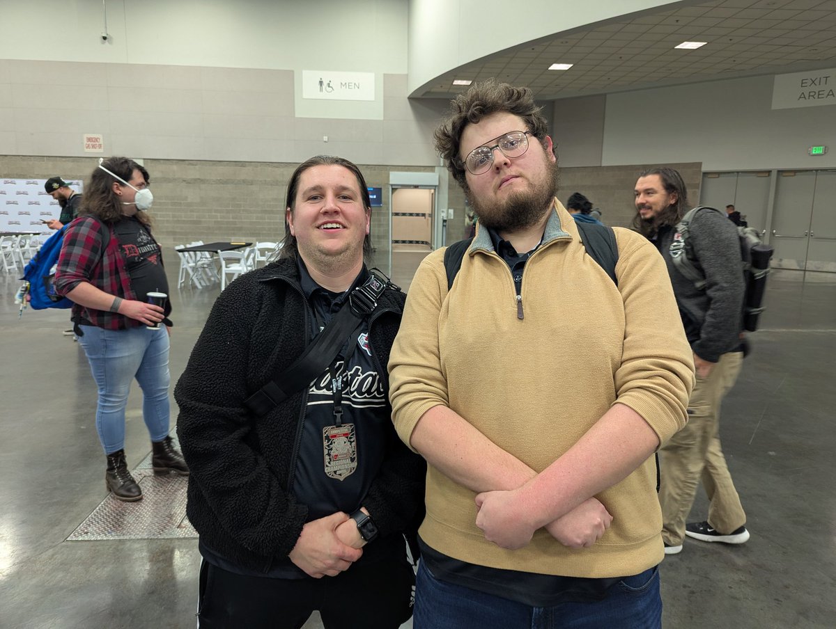 duresspacito's tweet photo. Levi and Honeybun made day 2 at the Portland Regional Championship, both on Jeskai control, let's go toads! #theCasualNerdNC #theTOADSTACK #MagicTheGathering #theamphibiousfive #BabyMarangGang https://t.co/iNryH9cc4V