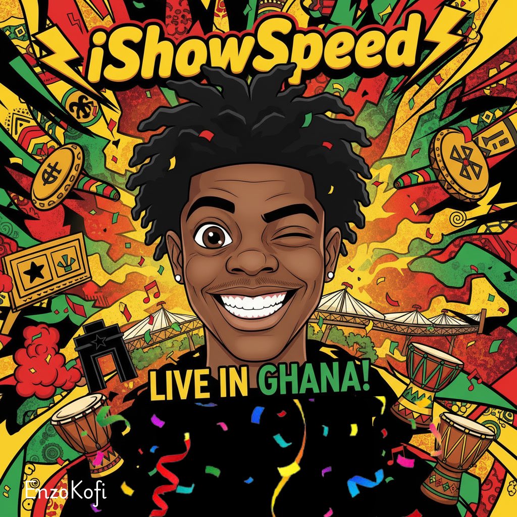 Enzo30190615625's tweet photo. #ishowspeed #ishowspeedAfricatour #ishowspeedinGhana https://t.co/HLjBUdEXwd