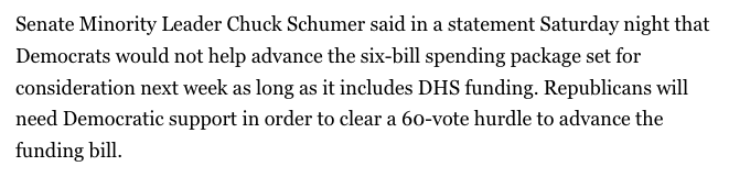 Rischio shutdown del governo federale, a giorni: molti Democratici rifiutano di finanziare il Department of Homeland Security, nuovo braccio armato del fascismo trumpiano

Shutdown risk grows as Democrats revolt after Minneapolis shooting politi.co/4bdF0kE