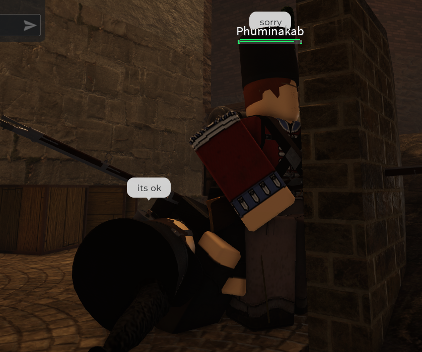 Tynidor's tweet photo. "its ok" as I accept my fate #gutsandblackpowder https://t.co/rAYXZNO7PV