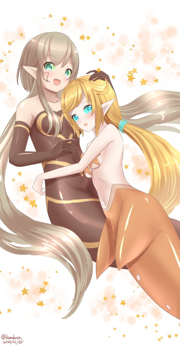 チョコクッキーちゃんでペア描く練習