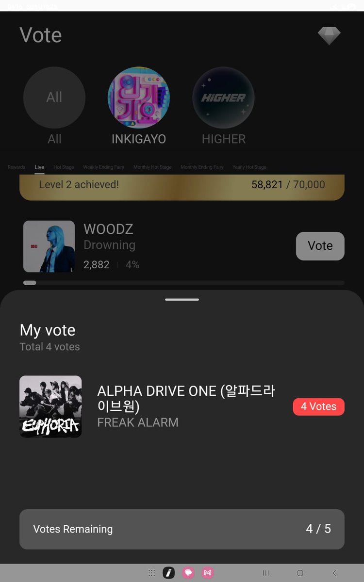 iupoetic's tweet photo. @ALPHADRIVEONEBR @AwardsAllyz @ladyshuhua_ live vote inkigayo https://t.co/npk8lO3zBI