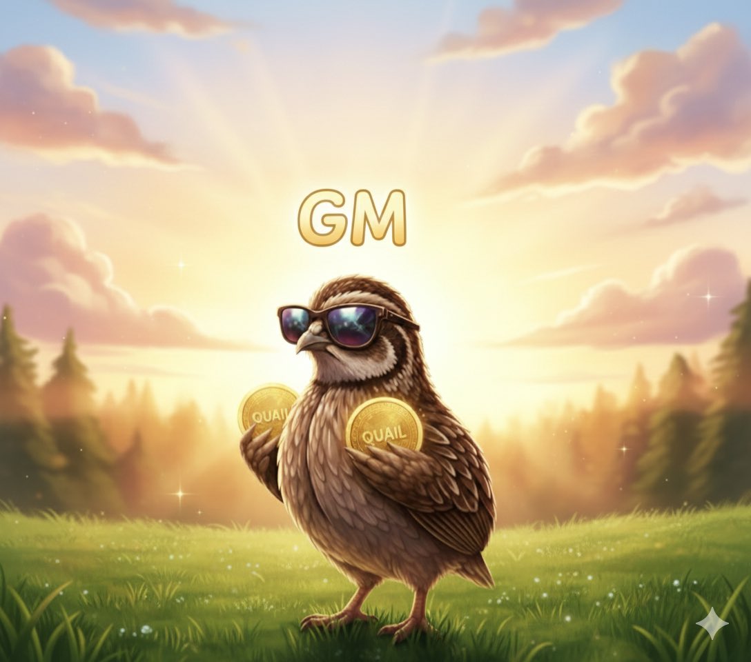 QuailCoinSol's tweet photo. GM Family 🐥🫂

#QUAIL #SOL #Solana #SolanaCommunity #SOLArmy #QuailCoin #Memecoin #LiveLaunch #CryptoReality #BornLive #Web3
#PumpFun https://t.co/xiC3HePjJA