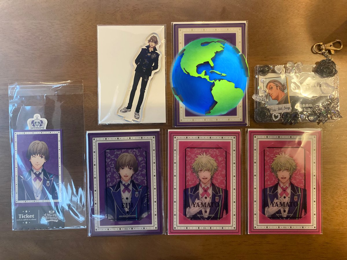 luv_666_frog's tweet photo. 【交換】うたプリ　ワンダーランド
ビジュカ　特典　ブロくじ

譲　画像参照(瑛一、瑛二、大和) 

求　特典…ナギ
　　くじ…セシル(事務所違い)
　　ビジュカ…ヴァン1、ナギ2

郵送のみ
検索からもお気軽にお声掛けください🌷 https://t.co/PnW46Hw8d9