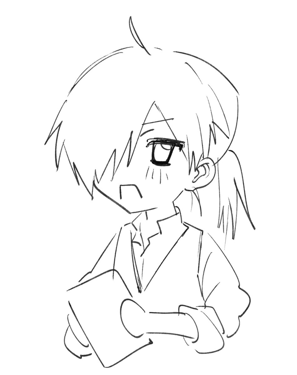 これは6日に描いたてっちゃん