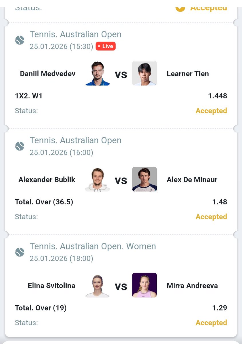 Makegreenbett's tweet photo. Tennis Lotto Picks 🎾

Melbet Code: DVP8L

Goodluck 🏆

MELBET | 1XBET REGISTRATION

👨‍💻PROMO CODE: 𝐌𝐎𝐍𝟑𝐘𝐏𝐇
🌐LINK: https://t.co/Om3AdCo5bK

👨‍💻PROMO CODE: 𝐌𝐎𝐍𝟑𝟑𝟑𝐘𝐏𝐇
🌐LINK: https://t.co/UnFOpBa1Ec https://t.co/ZdXHbCUd8H